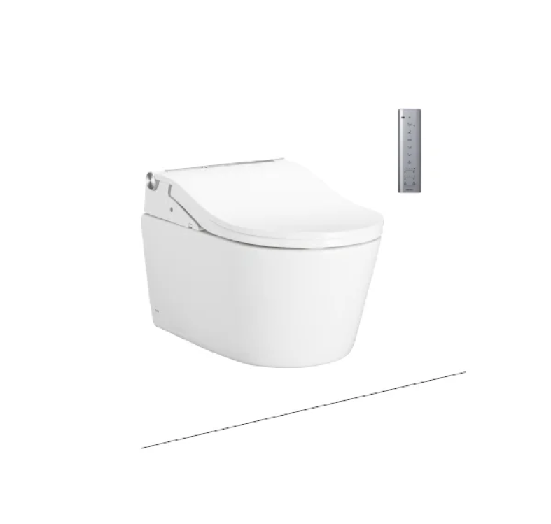 Bàn cầu treo tường kèm nắp rửa điện tử WASHLET seri RW - TOTO