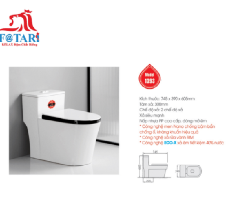BỒN CẦU 1 KHỐI FOTARI-1393