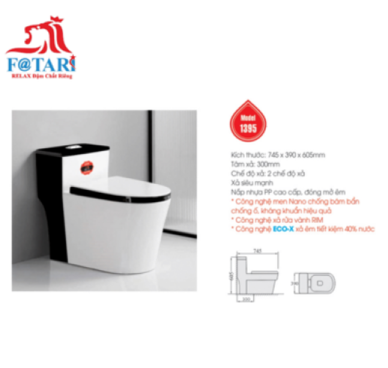 BỒN CẦU 1 KHỐI FOTARI-1395