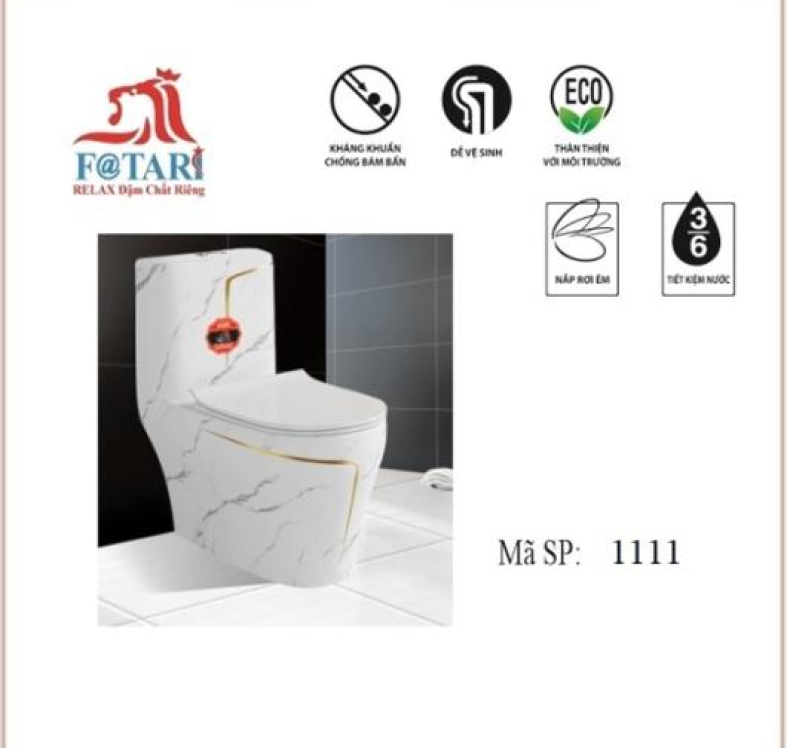 BỒN CẦU VIỀN ĐÁ HOA CƯƠNG FOTARI F1111