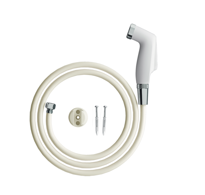 Vòi Xịt Toilet Inax CFV-102A Bằng Nhựa PVC Màu Kem