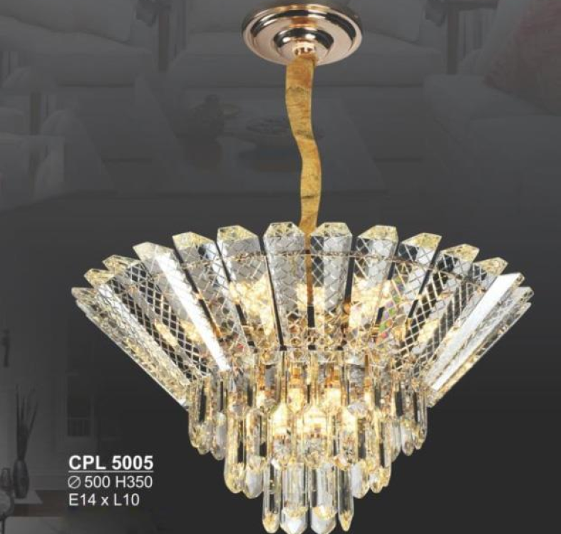 Đèn chùm pha lê Sano Ø500*H350, E14*L10