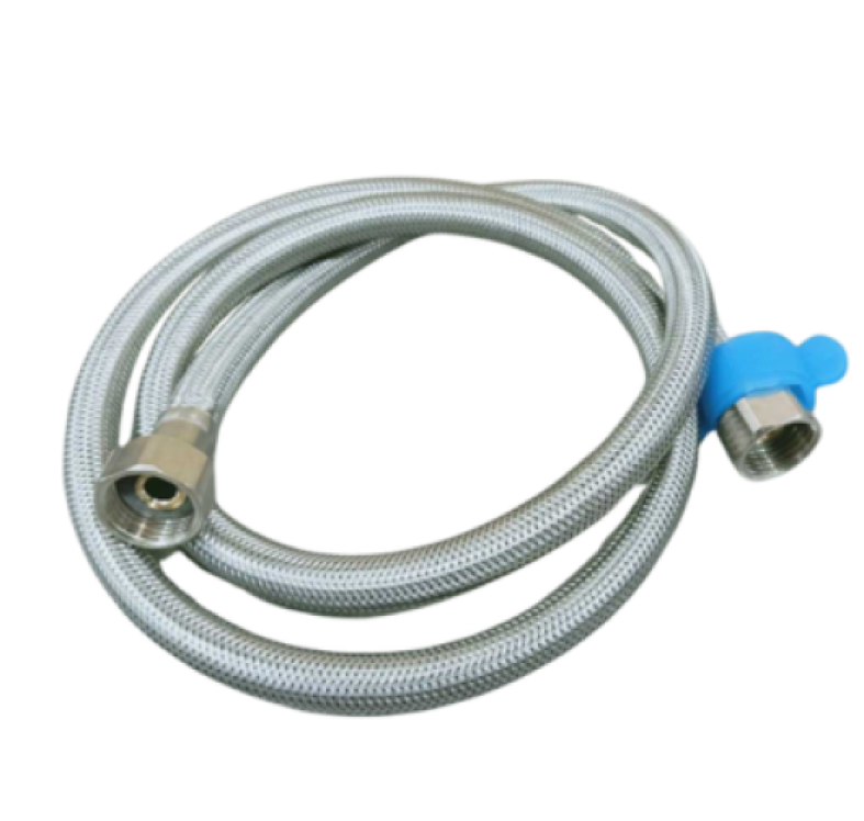 Dây cấp nước Inox chịu nhiệt 80cm, 1m, 1m2, 1m5, 2m, dây cấp bồn tắm massage 80cm-1m-1.2m-1.5m-2m DC