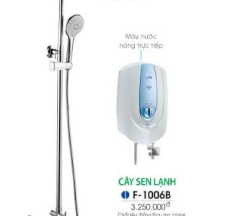 F1006B- CÂY SEN LẠNH F-1006B ( ĐẤU MÁY NÓNG LẠNH TRỰC TIẾP) - BỘ