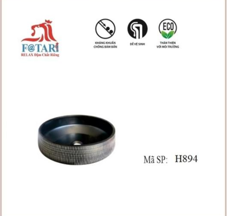 LAVABO ĐẤT NUNG SỌC H894