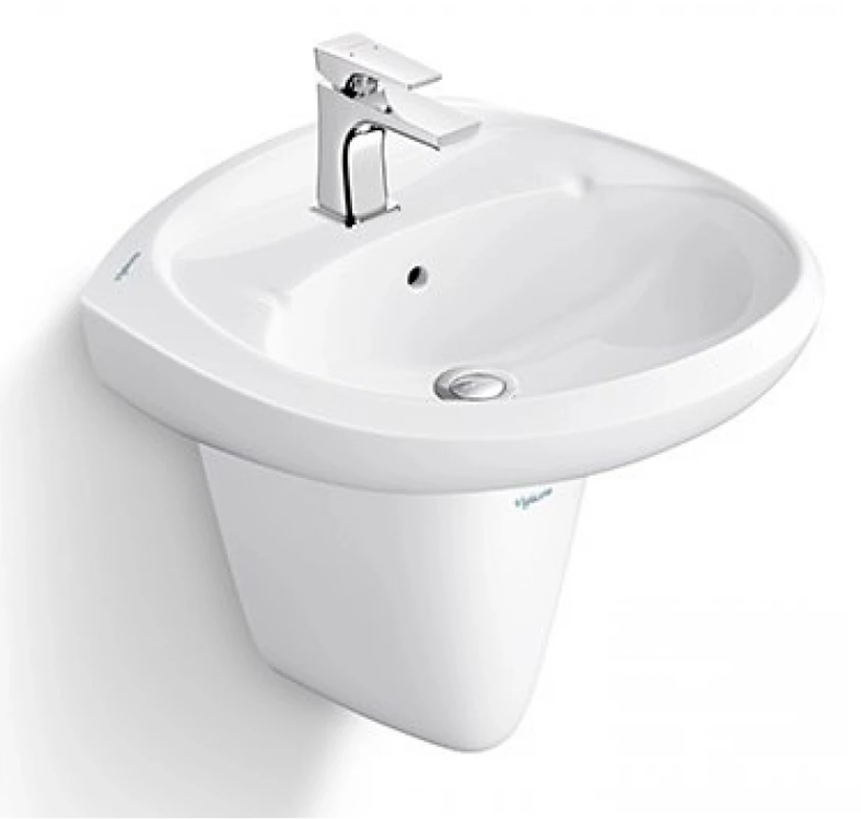 Chậu Rửa Lavabo Viglacera VTL3/VI5 Chân Treo