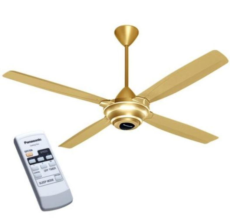 Quạt trần 4 cánh Panasonic F-56MZG-GO-vàng