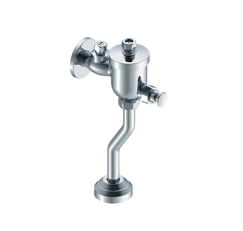 Van Xả Tiểu Dạng Nhấn INAX UF-8V Ống Cong (UF 8V)