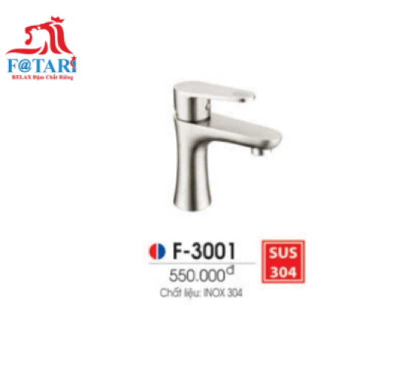 VÒI LAVABO NÓNG LẠNH F-3001