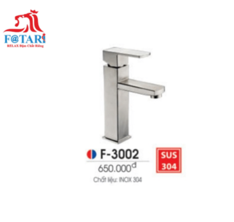 VÒI LAVABO NÓNG LẠNH F-3002
