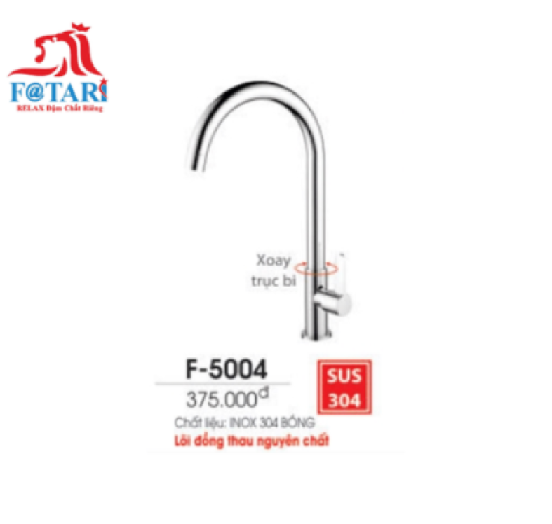 VÒI LAVABO NÓNG LẠNH F-5004