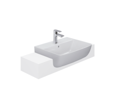 Chậu Rửa Mặt Lavabo Inax AL-345V Bán Âm Aqua Ceramic