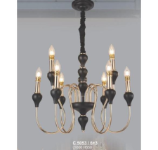 Đèn chùm nến Sano Ø600*H550, E14*L9