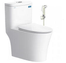 Bồn Cầu Viglacera Fansipan V72 (V700) Nắp Êm + Vòi Xịt VG826