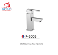 VÒI LAVABO NÓNG LẠNH FOTARI F - 3005