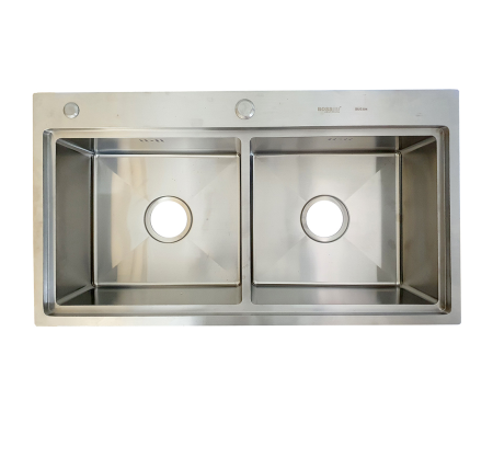 Chậu rửa chén bát 2 cân BossEU BS8245CK2