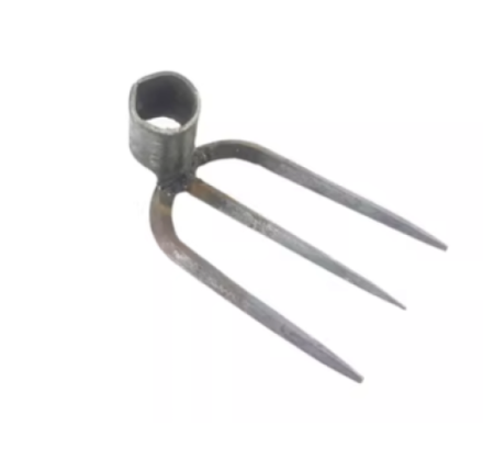 Cào cỏ 3 răng tròn, móc rơm 3 móc