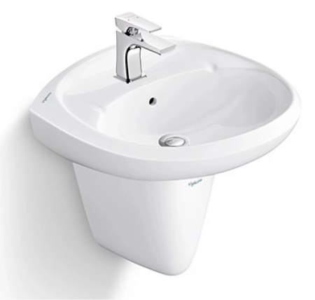 Chậu Rửa Lavabo Viglacera VTL3/VI5 Chân Treo